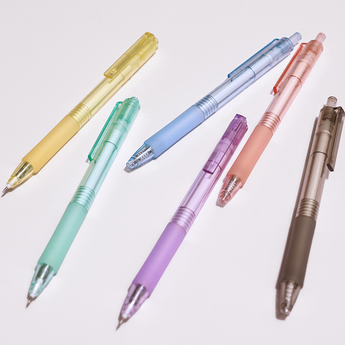 Custom pen holder Soft plastic pen Multi-colored plastic pen