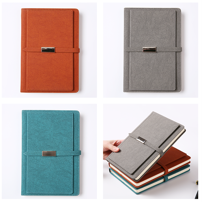 Custom pu leather notebook